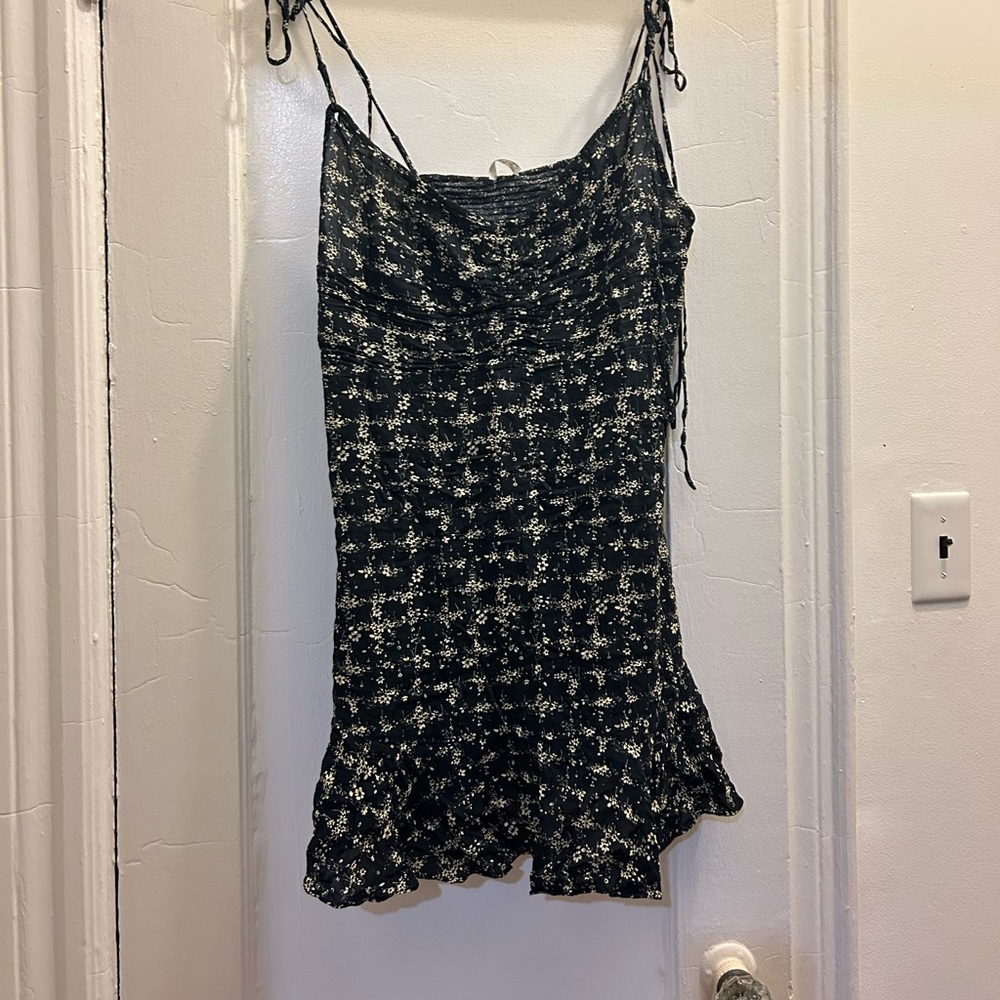 Free People black mini dress